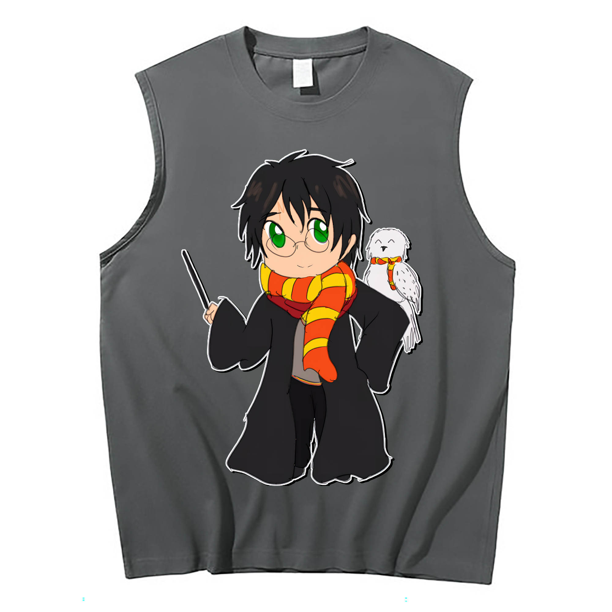 （画像用） Harry Potter ハリー・ポッターシリーズ コットン100％タンクトップ（フロントプリント）